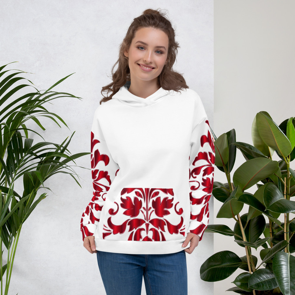 RED FOIL HOODIE