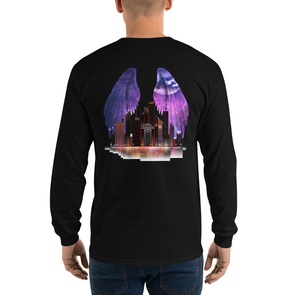 CITY OF ANGELS - MEN'S' L/S SHIRT [CUSTOM PRINT]