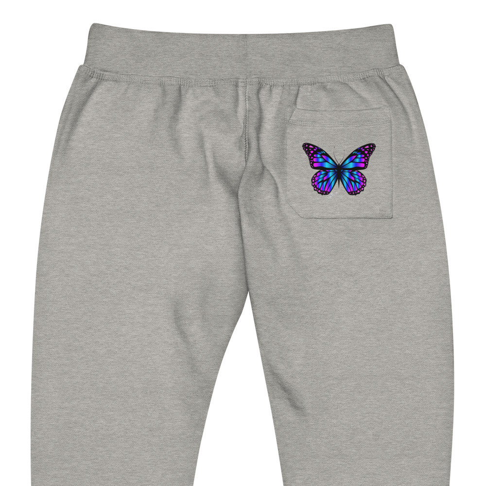 DIAMOND BUTTERFLY - FLEECE SWEAT PANTS