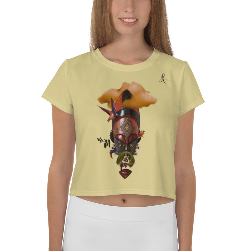 All-Over Print Crop Tee