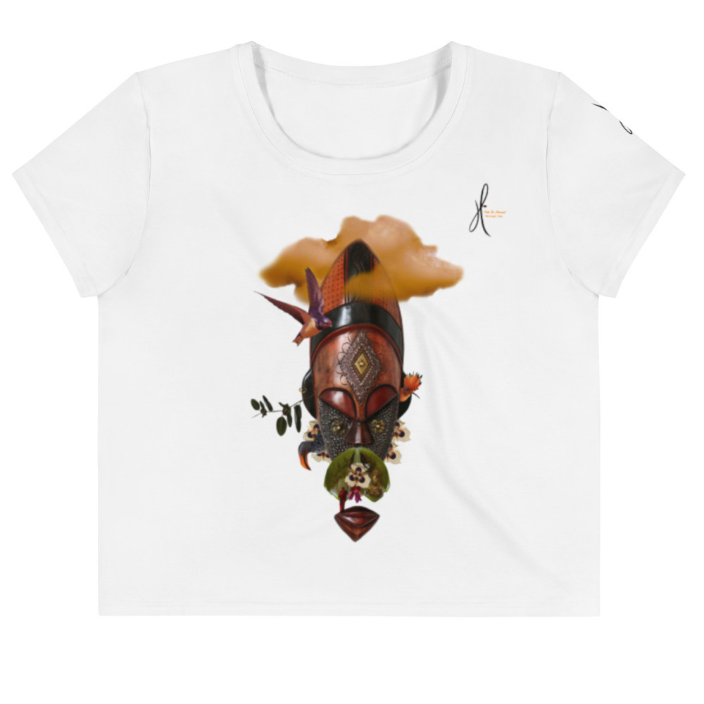 All-Over Print Crop Tee