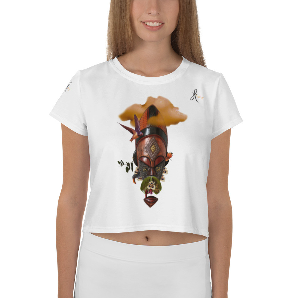 All-Over Print Crop Tee