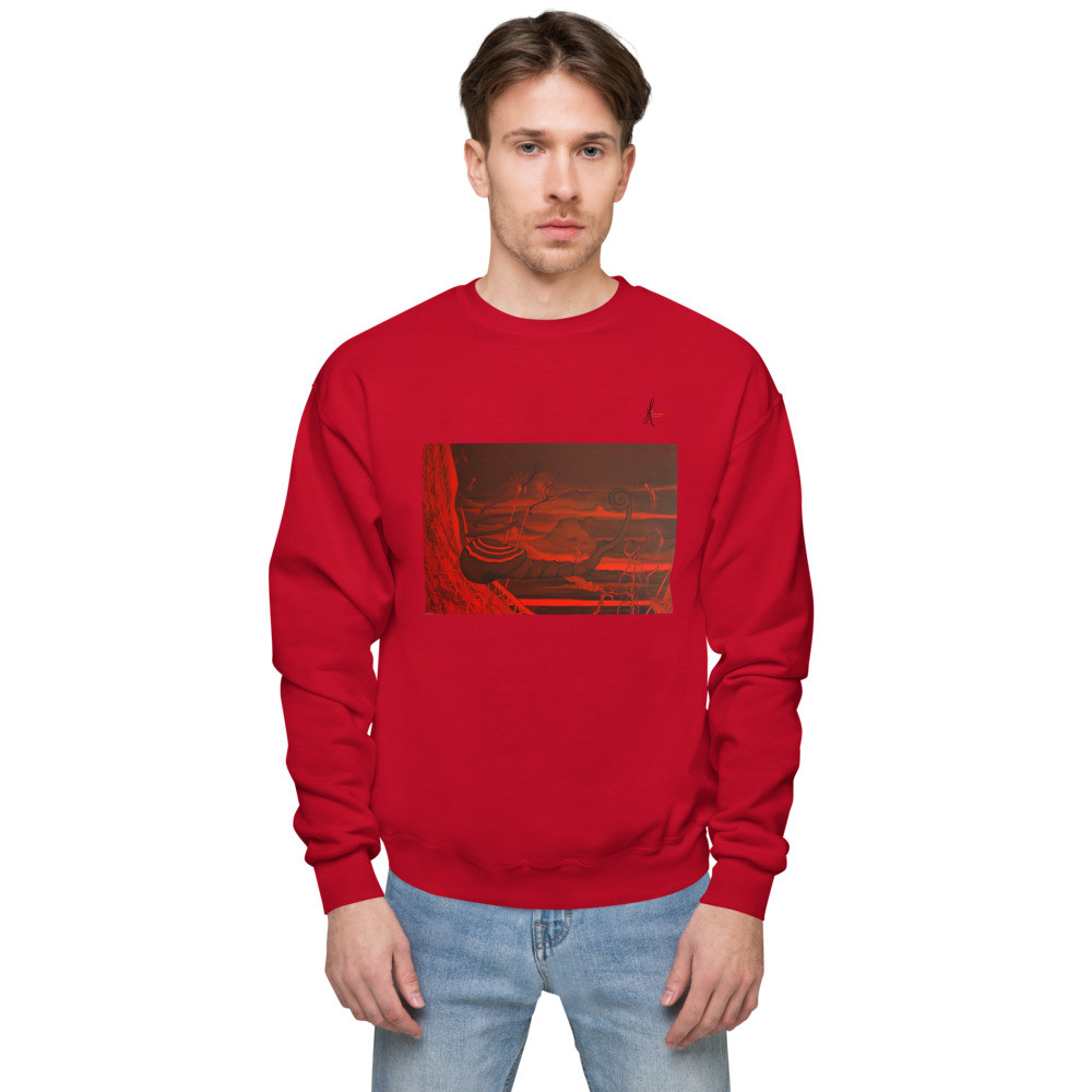 Unisex fleece sweatshirt