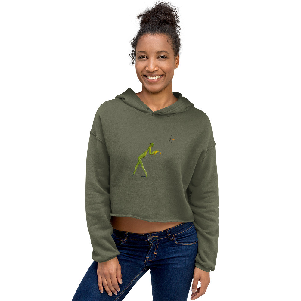 Mantis Crop Hoodie