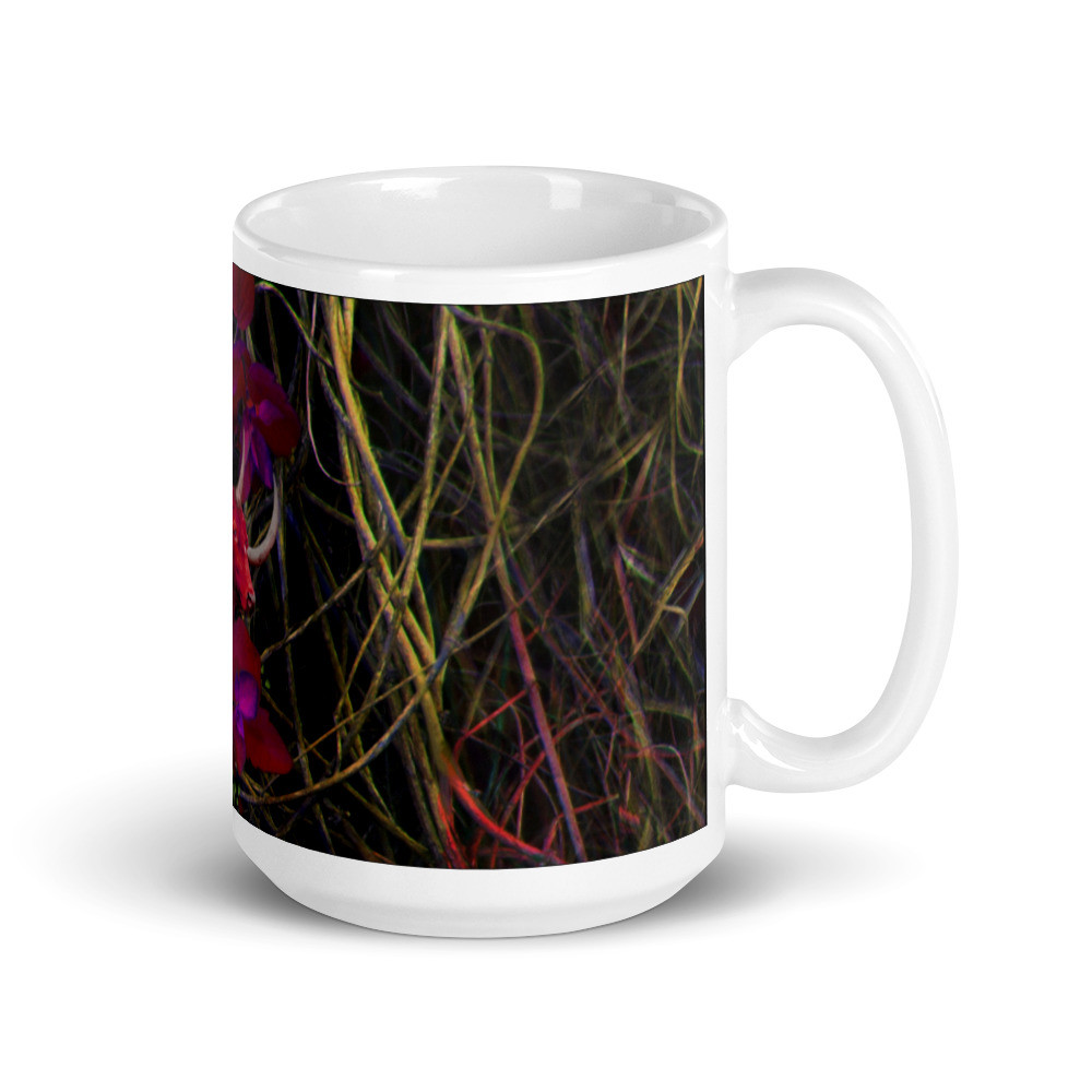 White glossy mug