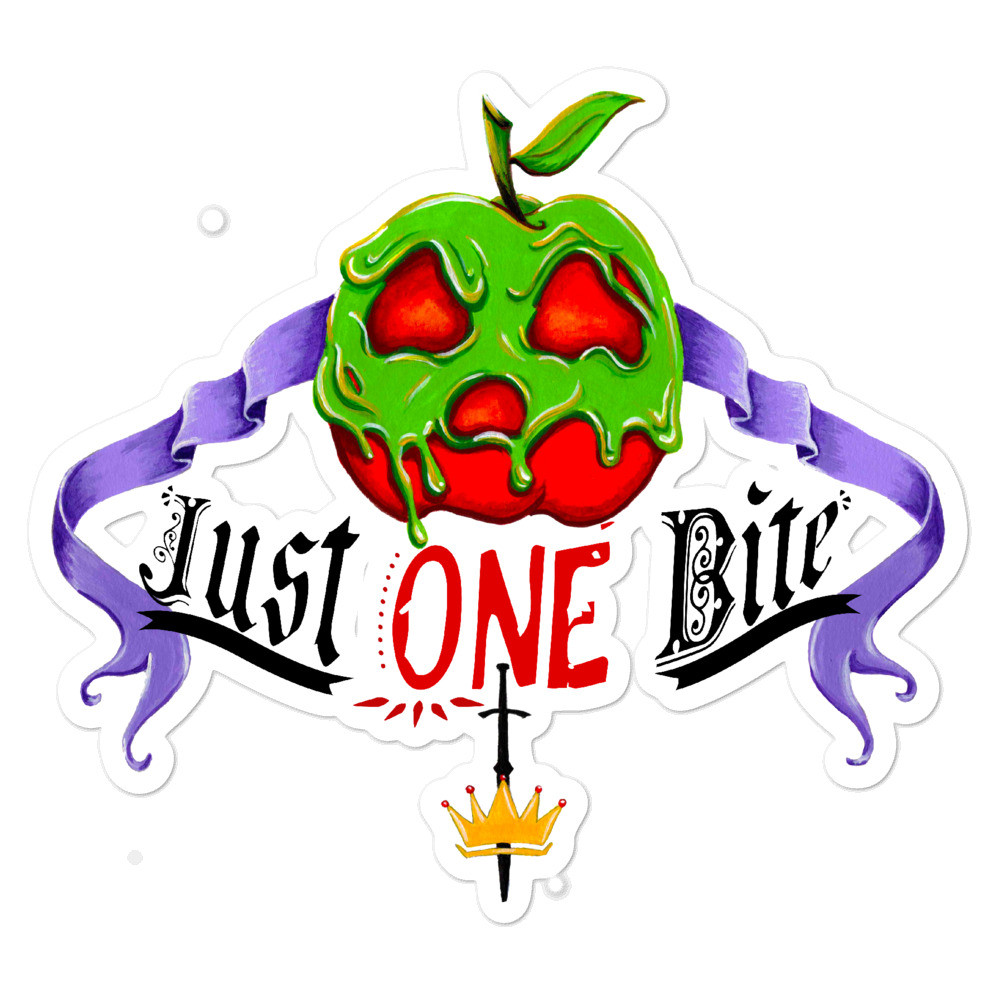 Just One Bite Bubble-free stickers