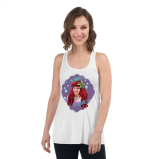 Bubbly Personality Women's Flowy Racerback Tank