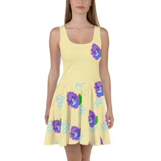 Teacup Twirls Skater Dress