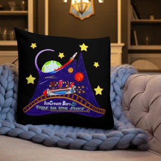 Trips to the Stars Premium Pillow