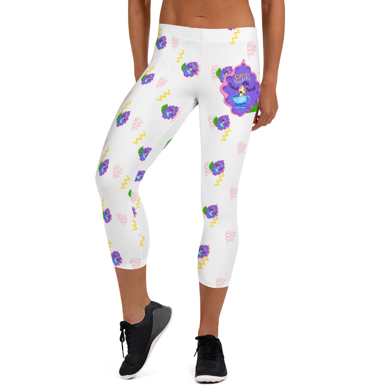 Teacup Twirls Capri Leggings