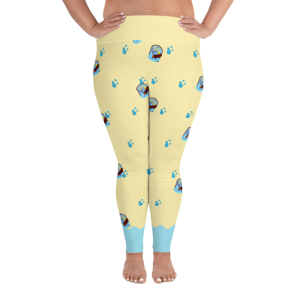 Log Ride Trips Plus Size Leggings