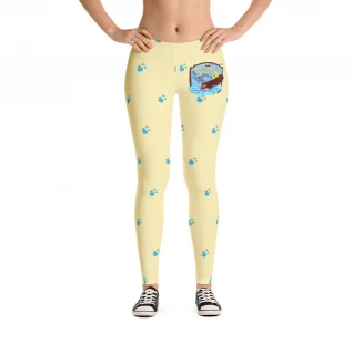 Log Ride Trips simple Leggings