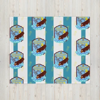 Pineapple Whips Throw Blanket