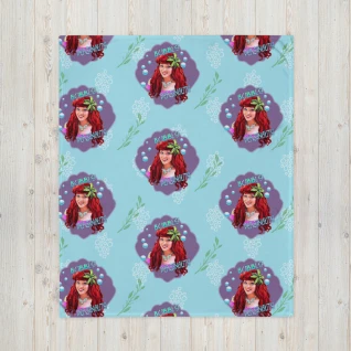 Bubbly Personality Throw Blanket