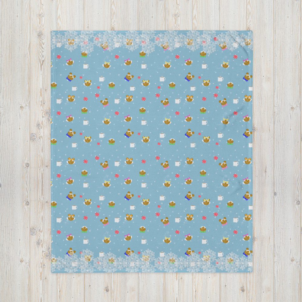 Ginger Ears Throw Blanket