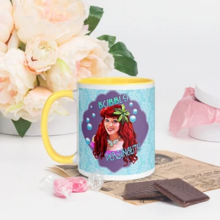 Bubbly Personality Mug with Color Inside