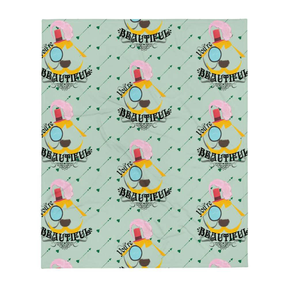 You're Beautiful Throw Blanket
