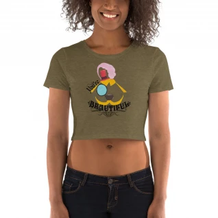 You're Beautiful Women’s Crop Tee