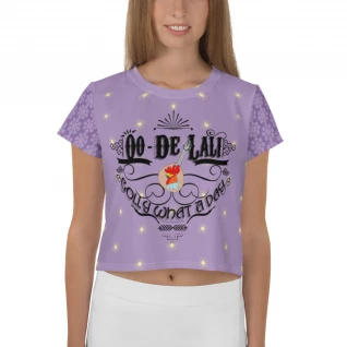Oo-De-Lali All-Over Print Crop Tee