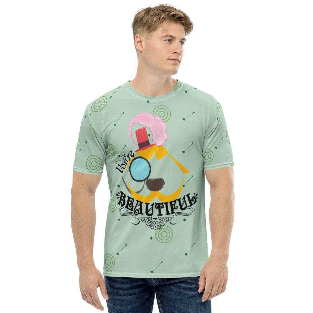 You're Beautiful all over print Men's T-shirt