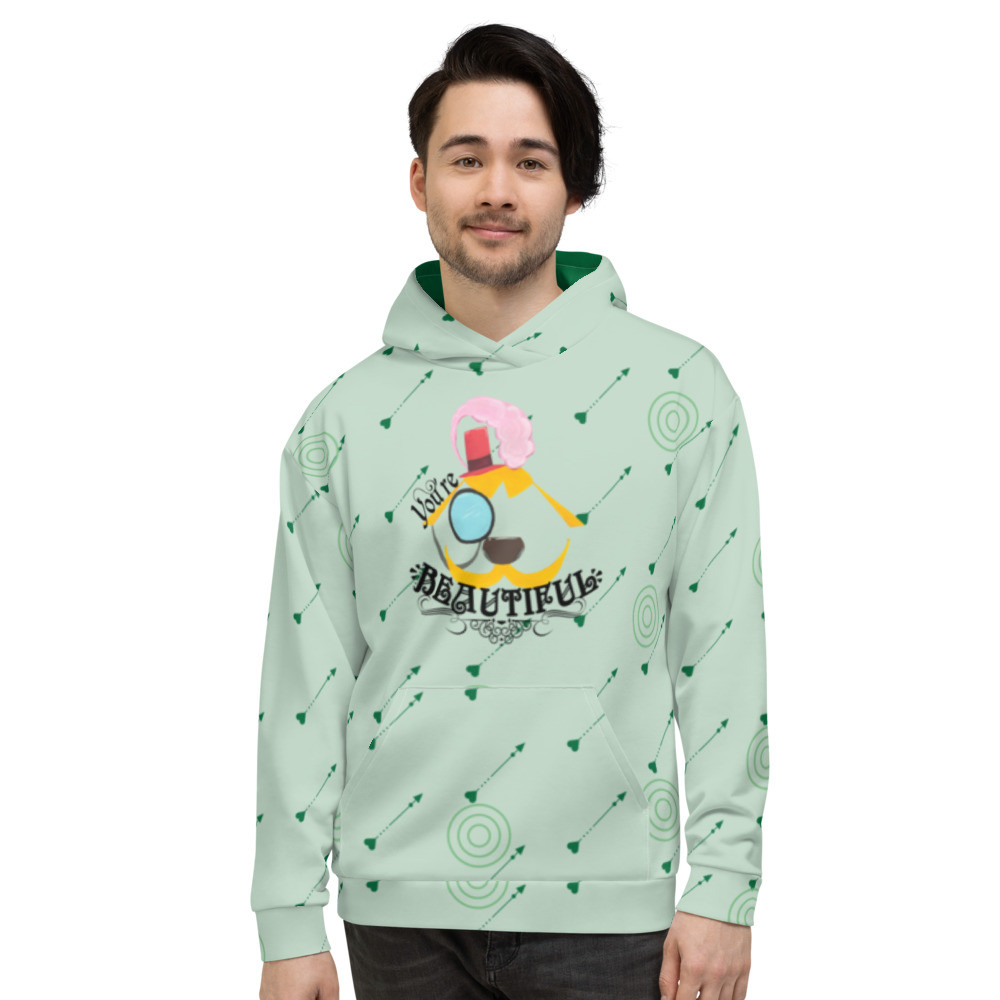 You're Beautiful all over print Unisex Hoodie