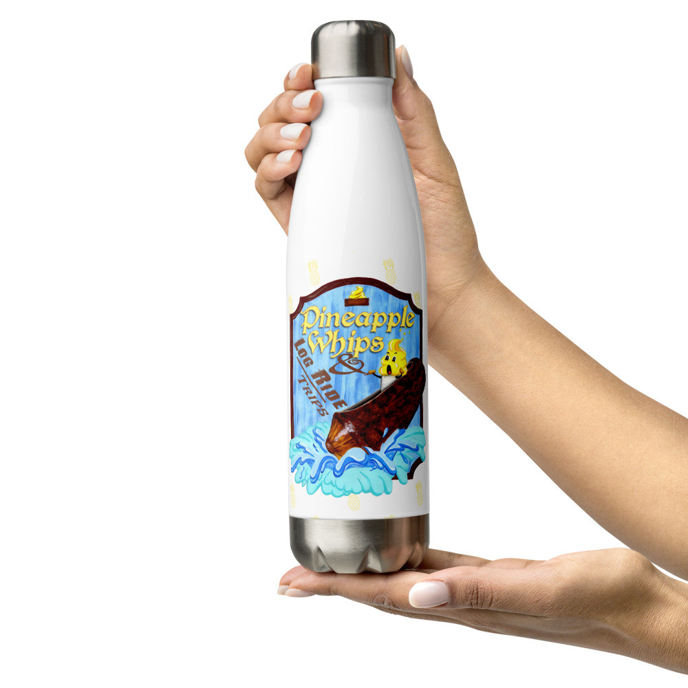 Log Ride Trips Stainless Steel Water Bottle