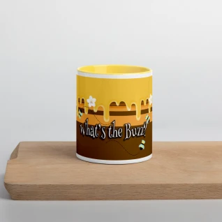 Hunny Buzz Mug with Color Inside