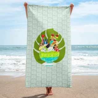 Hula Monster Sundae Towel