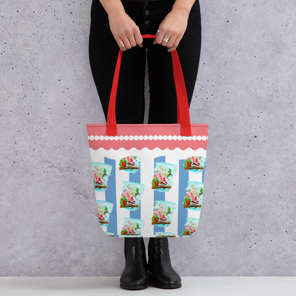 Floridian Spoonbills Tote bag