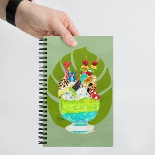 Monster Sundae Spiral notebook