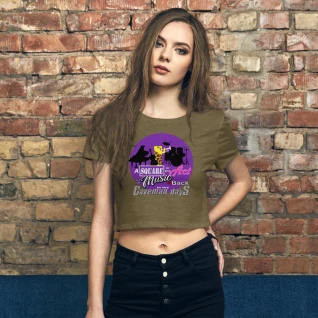 Square In The Act Women’s Crop Tee