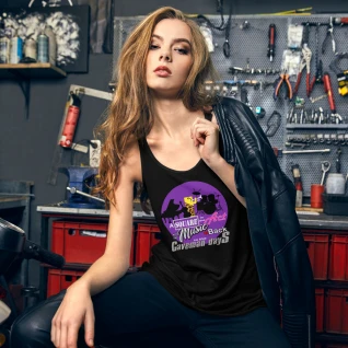 Square In The Act Women's Flowy Racerback Tank