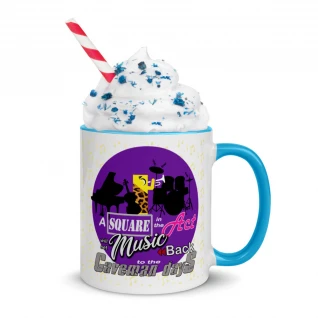 Square in the Act Mug with Color Inside