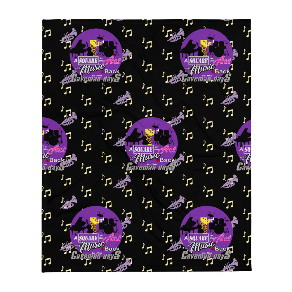 Square in the Act Throw Blanket