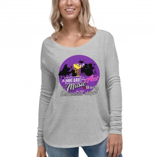 Square In The Act Ladies' Long Sleeve Tee