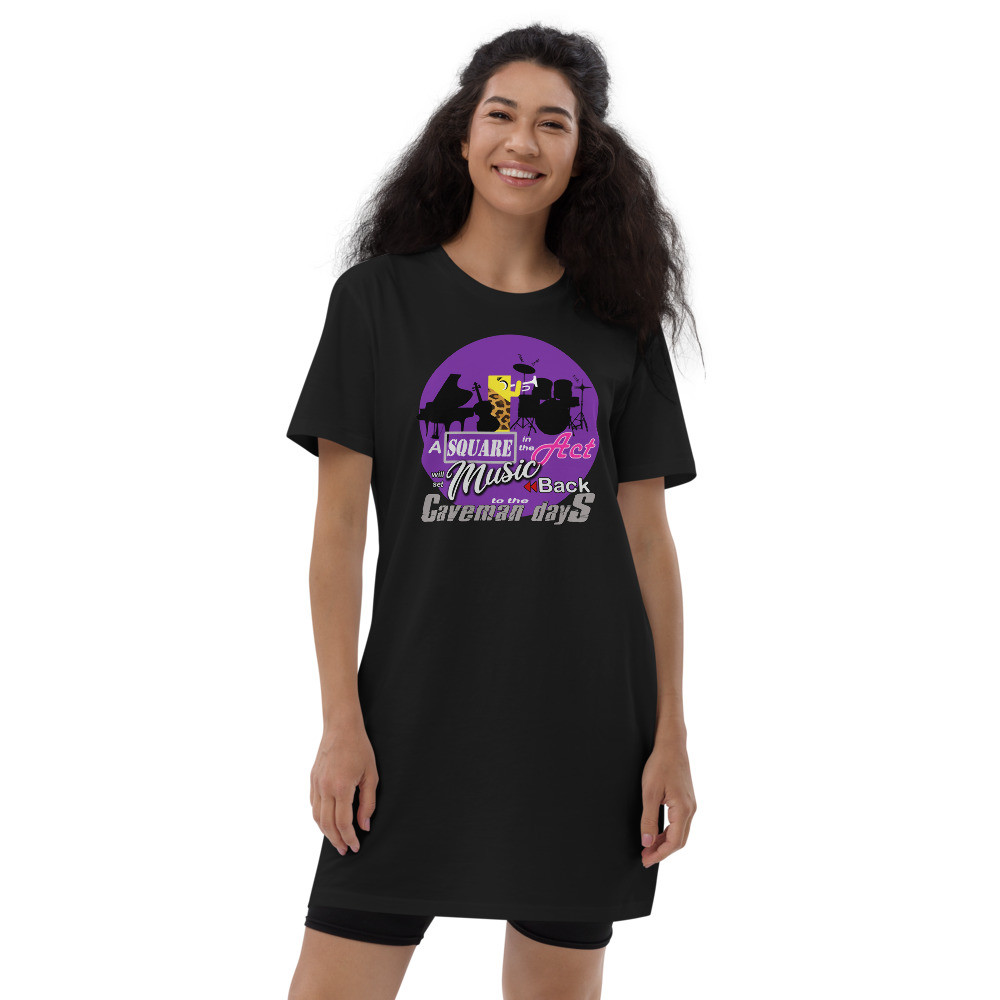 Square In The Act Organic cotton t-shirt dress (nightgown)