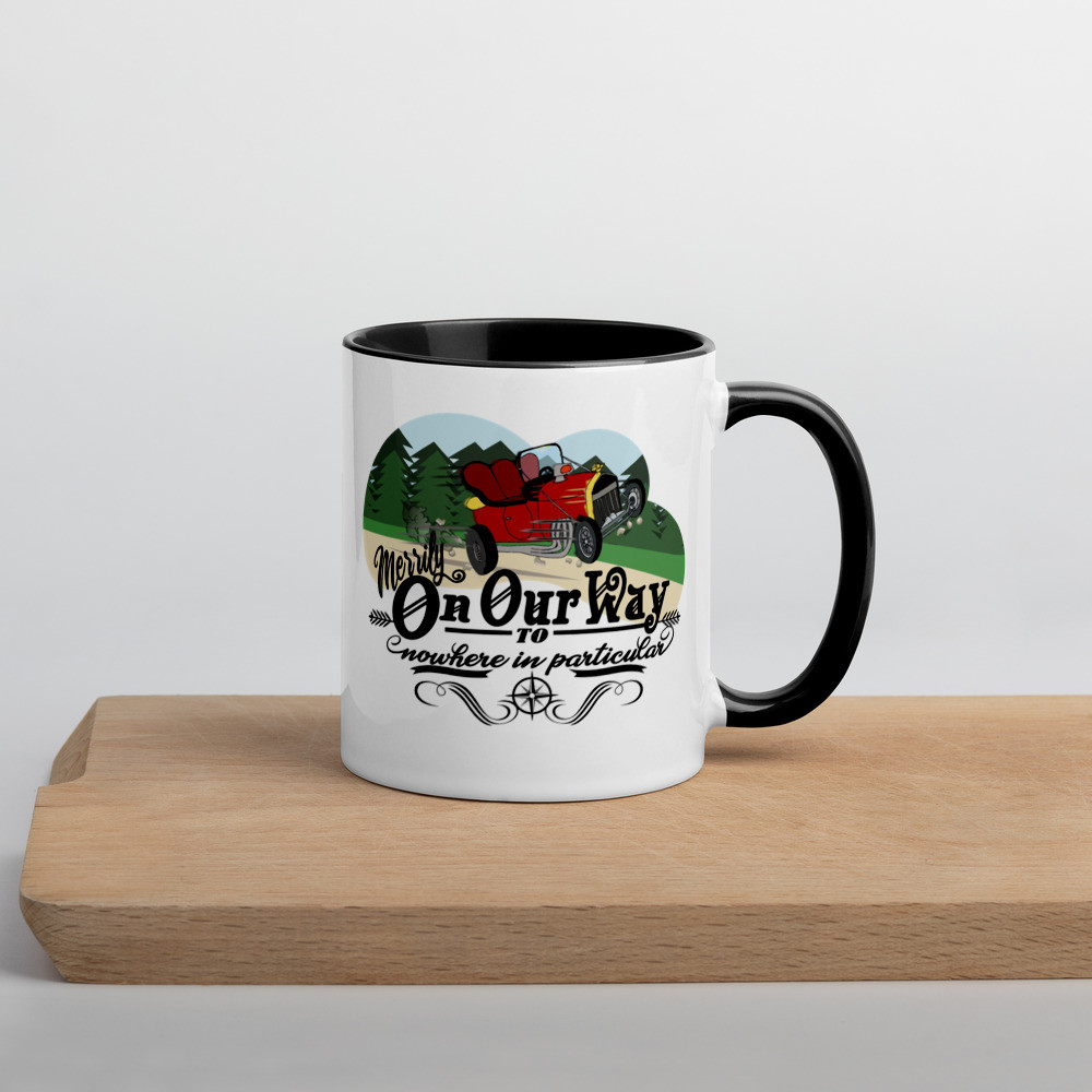 On Our Way Mug with Color Inside
