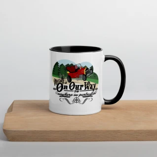 On Our Way Mug with Color Inside