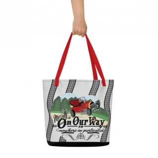 On Our Way Beach Bag