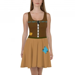 Snow White rags Skater Dress