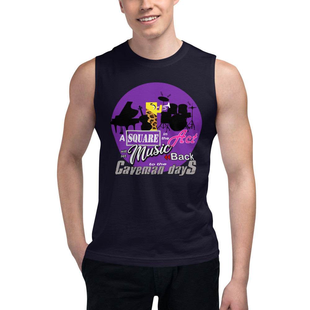 Square In The Act Men's Muscle Shirt