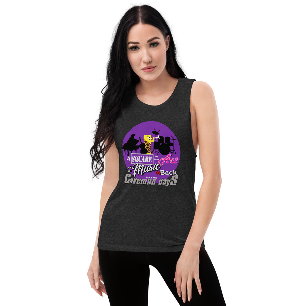 Square In The Act Ladies’ Muscle Tank