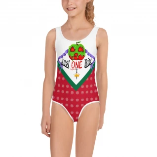 One bite All-Over Print Kids Swimsuit