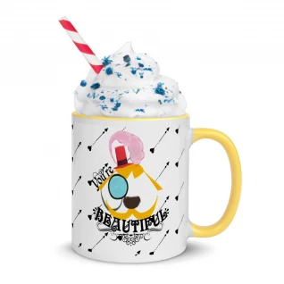 You're Beautiful Mug with Color Inside