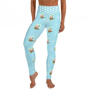 Floridian Spoonbills Yoga Leggings