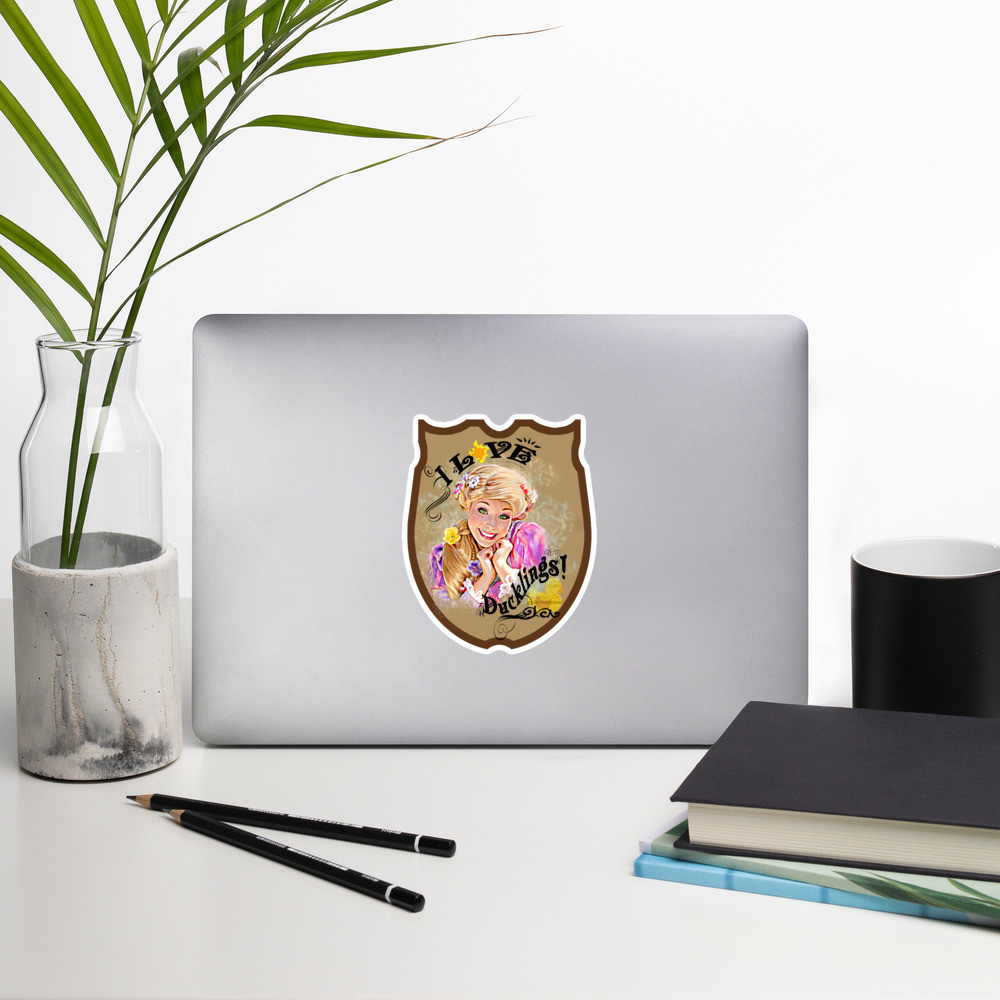 Love Ducklings Bubble-free stickers