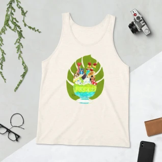 Hula Monster Sundae Unisex Tank Top