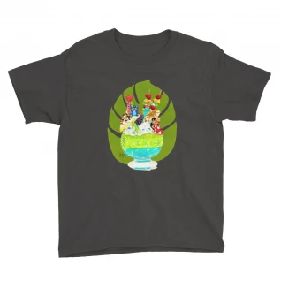 Hula Monster Sundae Youth Short Sleeve T-Shirt