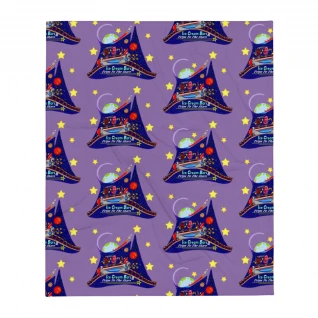 Trips to the Stars Throw Blanket