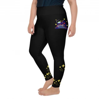 Trips to the Stars Plus Size Leggings